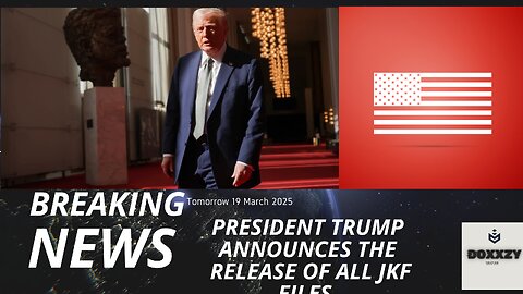 WATCH: President Trump Announces the release of all JKF Files Tomorrow