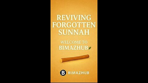 Before Colgate… There Was Sunnah 🪥 | Miswak – The Natural Toothbrush”.
