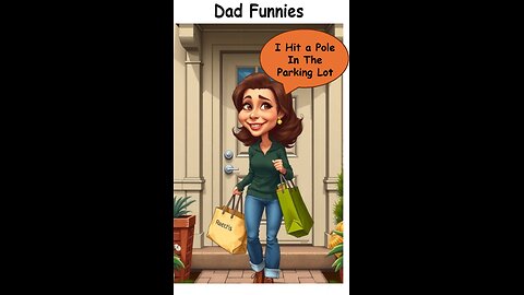 Mom vs. Parking Pole: Dad's Hilarious Reaction! 😂