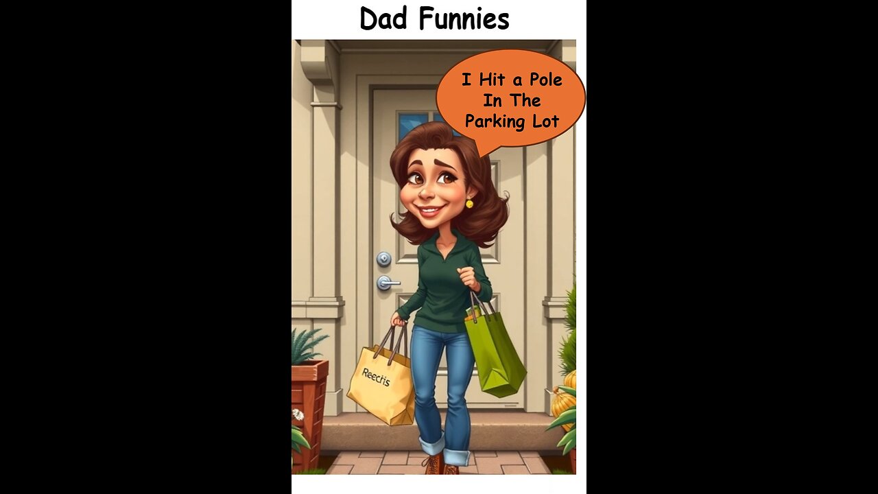 Mom vs. Parking Pole: Dad's Hilarious Reaction! 😂