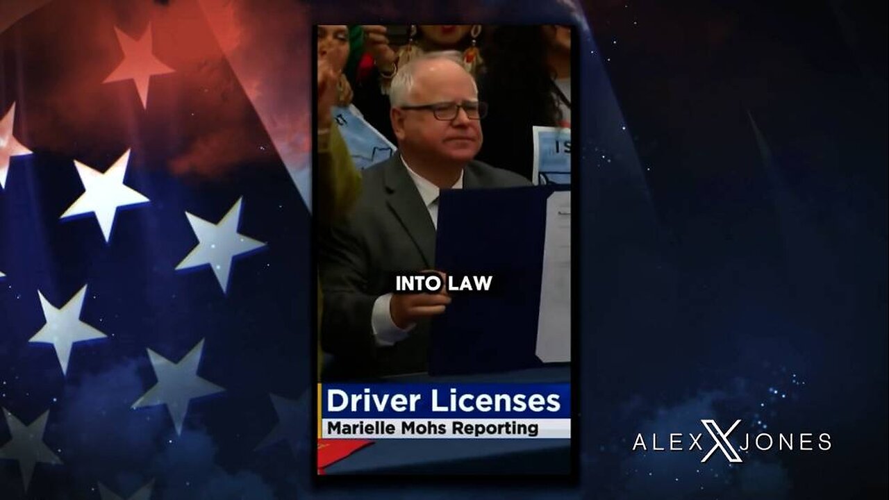 VIDEO: Gov. Tim Walz Signs Bill Into Law That Gives Illegal Aliens Driver's License