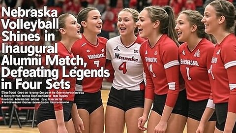 Nebraska Volleyball Shines in Inaugural Alumni Match, Defeating Legends in Four Sets