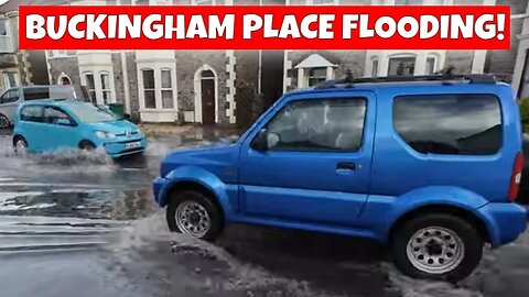 Buckingham Place Is Flooded - Downend BS16 DJI Action 4 Test Footage October 2024