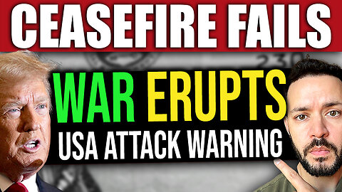BREAKING NEWS: Ceasefire VIOLATED! War Starts – US Israel Iran