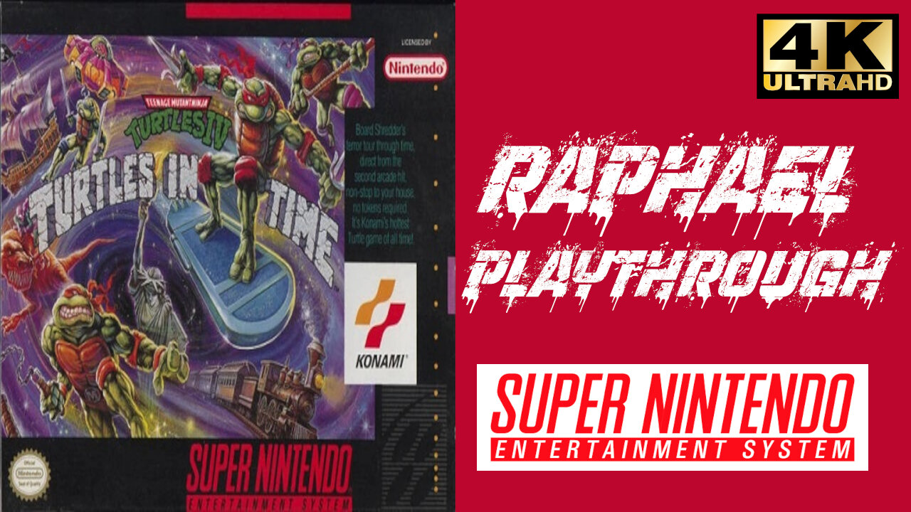 Teenage Mutant Ninja Turtles: Turtles In Time - Super Nintendo - Full Playthrough