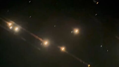 Incredible Footage Shows Iranian Missiles in Barrage Toward Israel