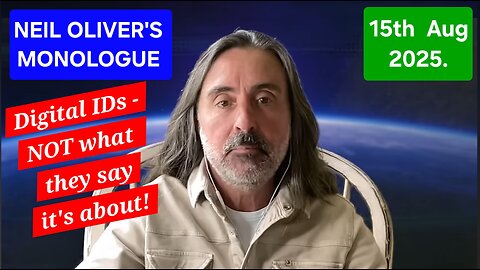 Neil Oliver's Friday Monologue - 15th August 2025.