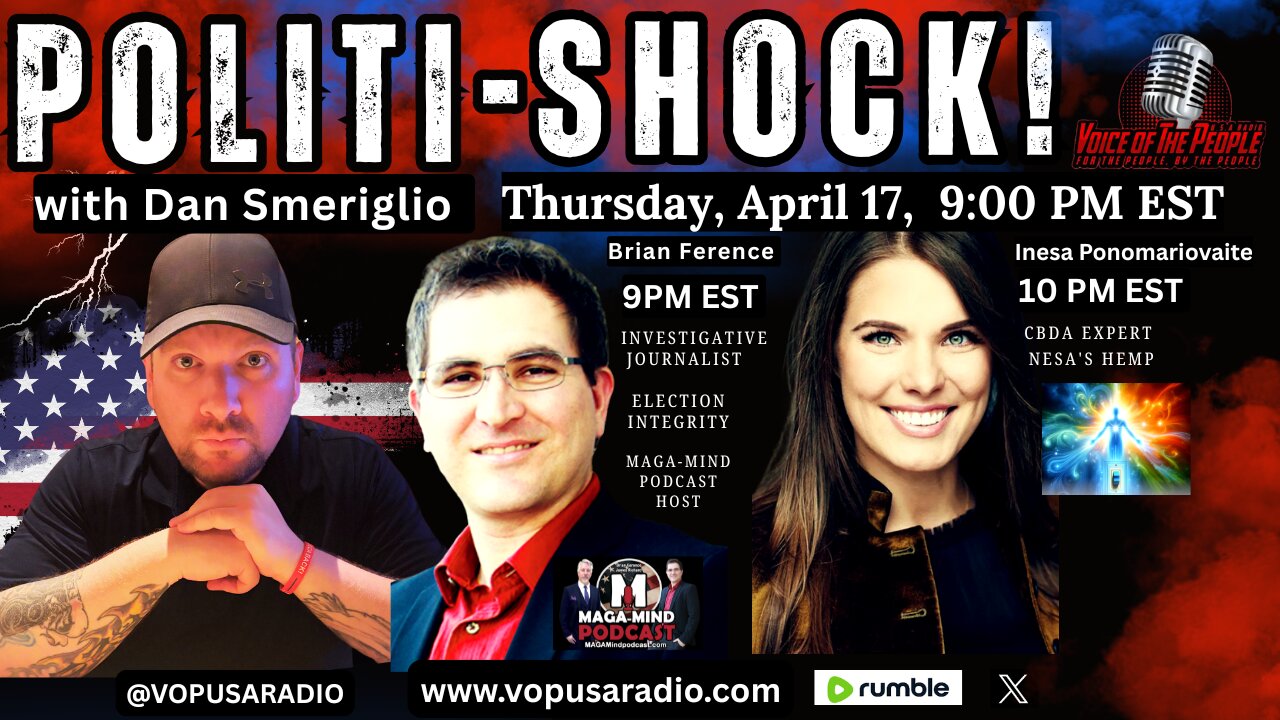 POLITI-SHOCK! "Exposing Election Theft & Money Laundering"