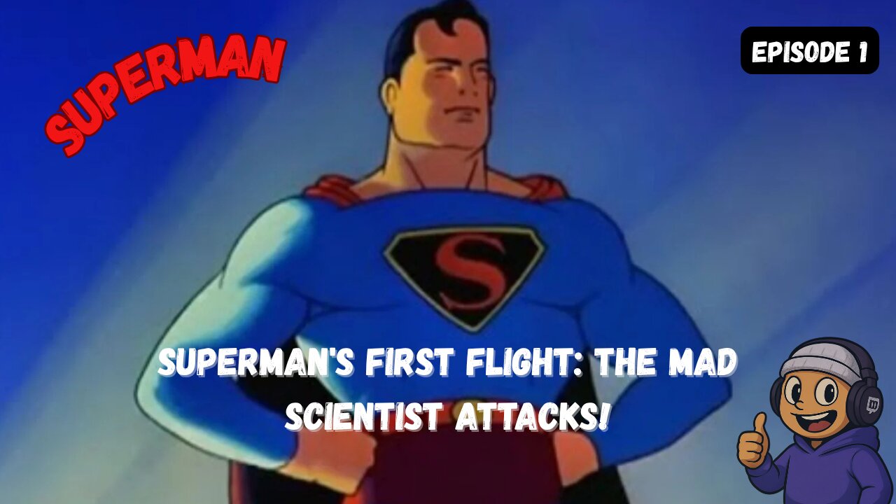Superman's First Flight: The Mad Scientist Attacks! (1941)