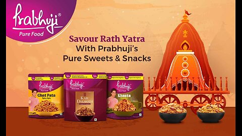 Savor Rath Yatra with Prabhuji Snacks & Sweets!