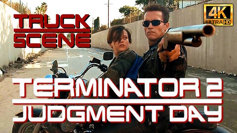 TERMINATOR 2 - JUDGEMENT DAY: TRUCK CHASE SCENE - Starring Arnold Schwarzenegger