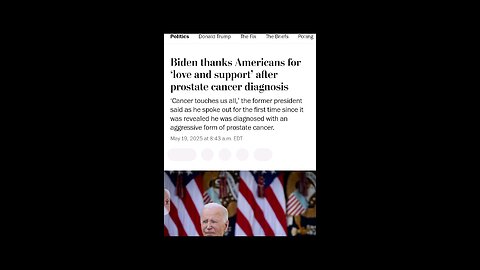 Biden diagnosed with stage 4 cancer