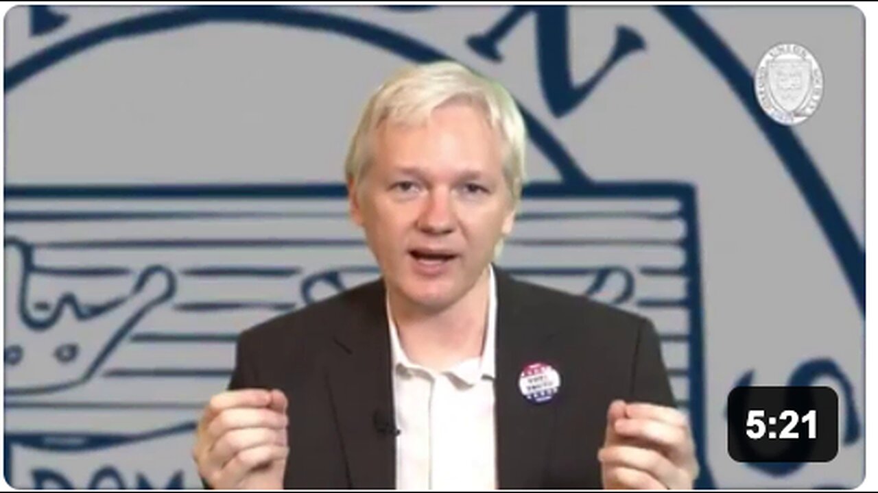Julian Assange explains the psychological preparation for war against Iran