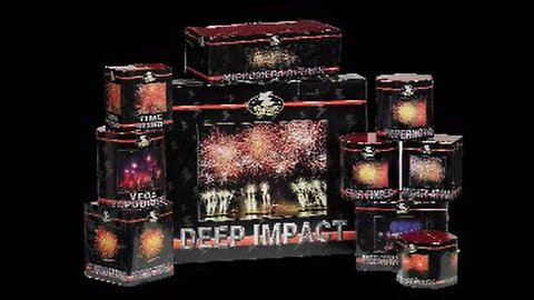 Titanium - Deep Impact 10 Vuurwerk Potten in een Groote Doos
