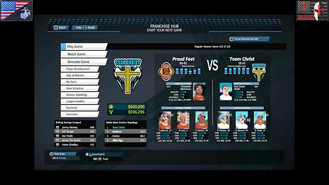 Based Sportsball 2025: Regular Season - Game #162 [Team Christ vs. Proud Feet]
