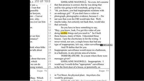 (Audio) Ghislaine: Palm Beach Police installed cameras in Epstein’s Florida home in 2003