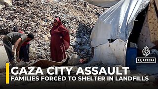 Families Forced To Shelter In Gaza Landfills