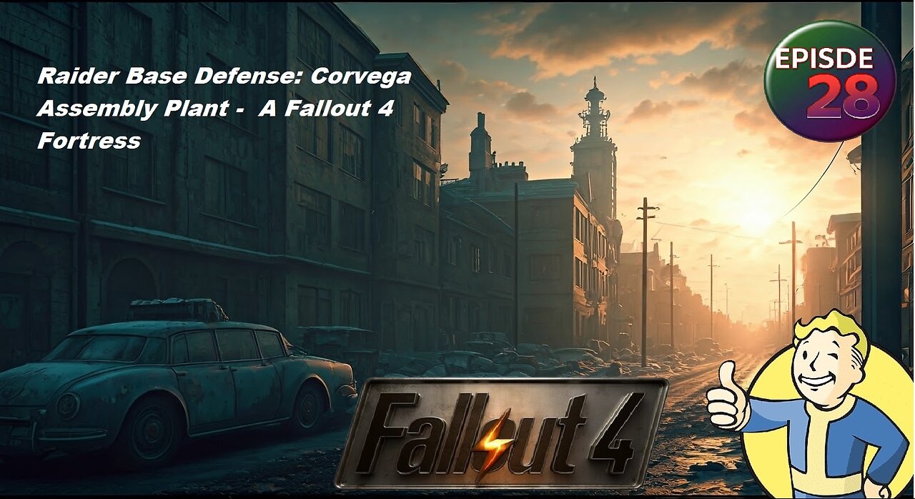 Fallout 4 EP 28 | Corvega Assembly Plant: A Fallout 4 Base Defense You Won't Believe!