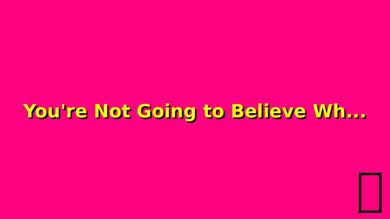 You're Not Going to Believe What's the most unbelievable encounter at work! - This Will Shock You