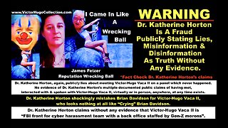 Doctor Katherine Horton Destroys Her Credibility Spouting Disinformation And Lies On Jim Fetzer Show