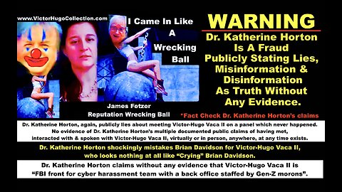 Doctor Katherine Horton Destroys Her Credibility Spouting Disinformation And Lies On Jim Fetzer Show