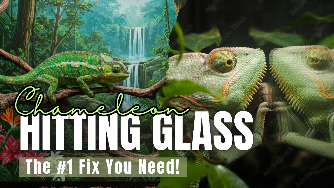 STOP This NOW! Why Your Chameleon is Glass Surfing (And How to Fix It FAST!)