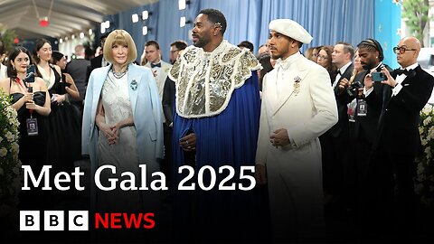 Zendaya, Coleman Domingo, Diana Ross arrive at Met Gala 2025 | BBC News