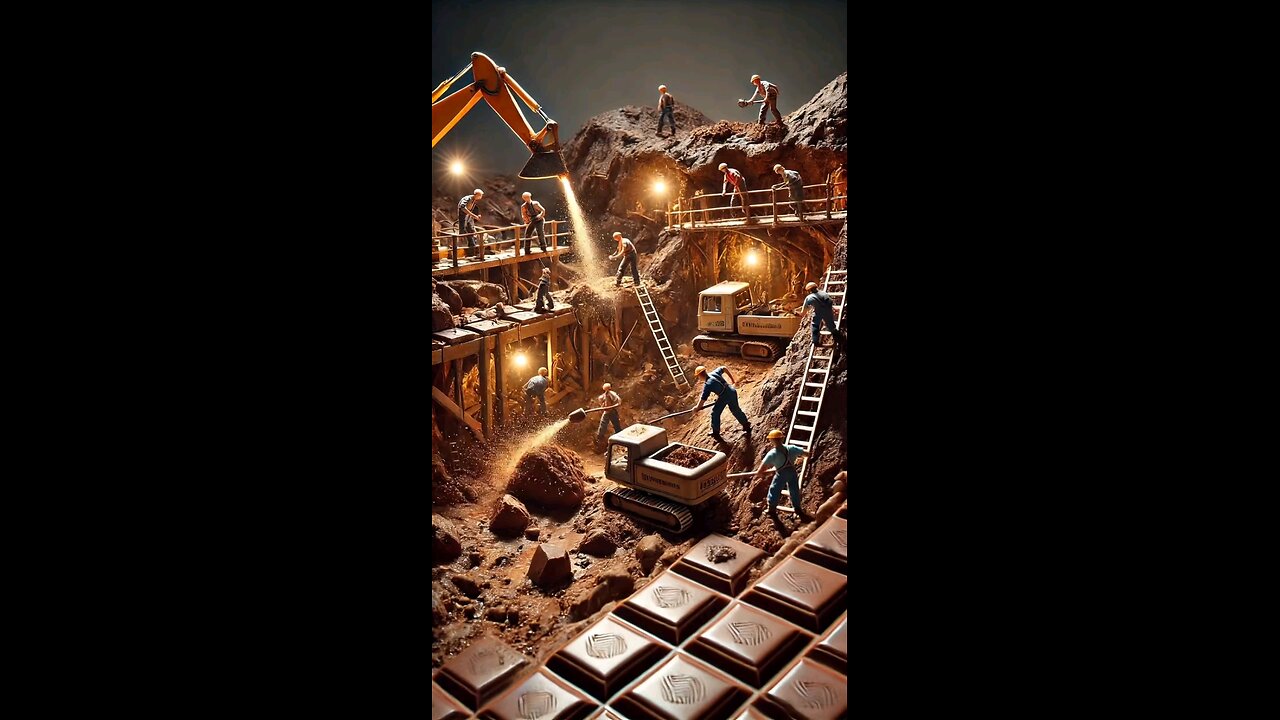 miniatures are doing food work