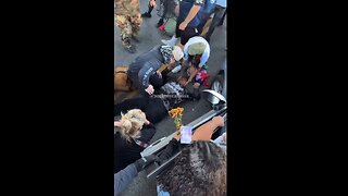 BAD CRISIS ACTOR! "LAPD police officer reportedly ran over a protester who wouldn’t get out of the way during “No Kings”
