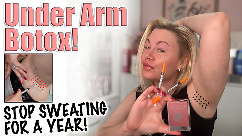 Stop Sweating for a Year with Under Arm Botox! AceCosm.com and Code Jessica10 Saves you Money