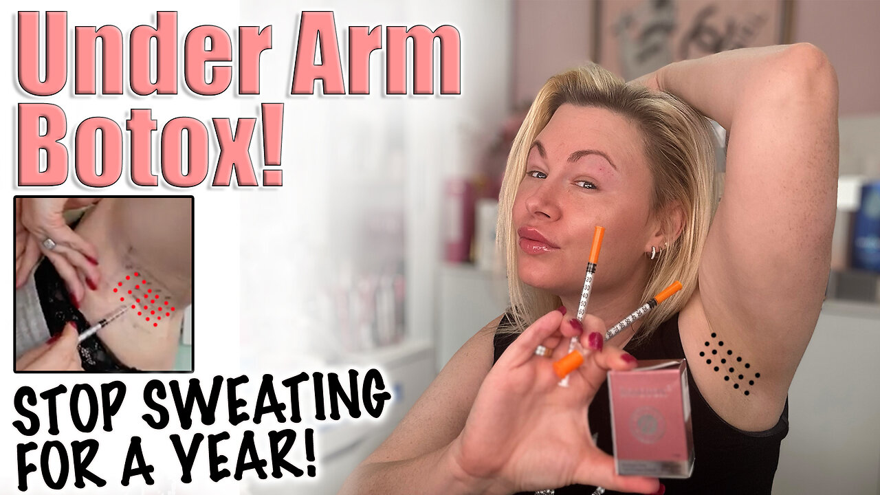 Stop Sweating for a Year with Under Arm Botox! AceCosm.com and Code Jessica10 Saves you Money