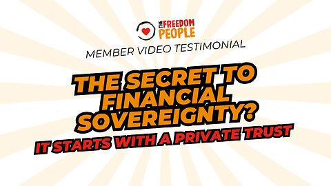 The Secret to Financial Sovereignty? It Starts With a Private Trust