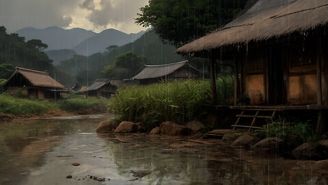 ASMR - The sound of rain falling quietly to soothe your mind