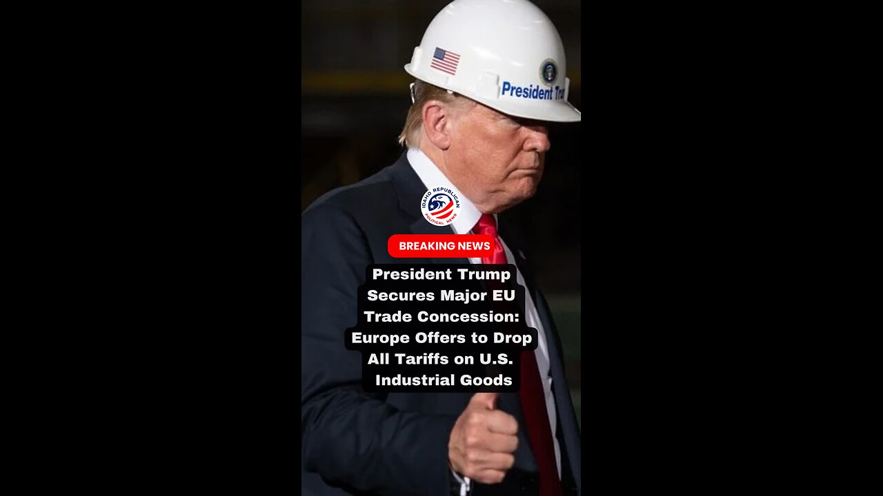 EU Drops all Tariffs on USA