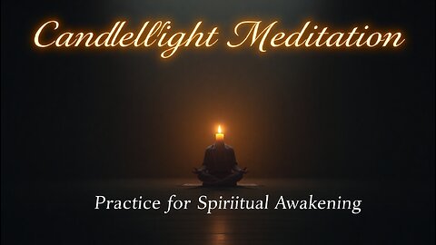 Candlelight Meditation || Guided Practice for Spiritual Awakening 🕯️✨
