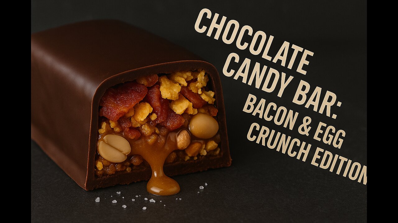 Chocolate Candy Bar: Bacon & Egg Crunch Edition 🍫🥓🍳🔥