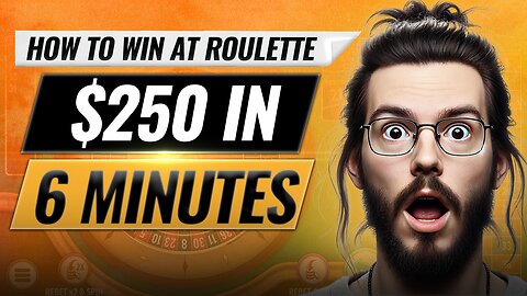 How to Win at Roulette $250 in 6 minutes with Fibonacci Corner Bets