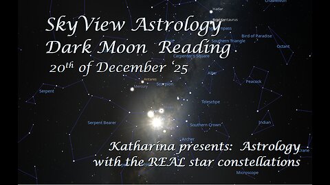 Dark Moon / Solstice Reading: 20 December 2025