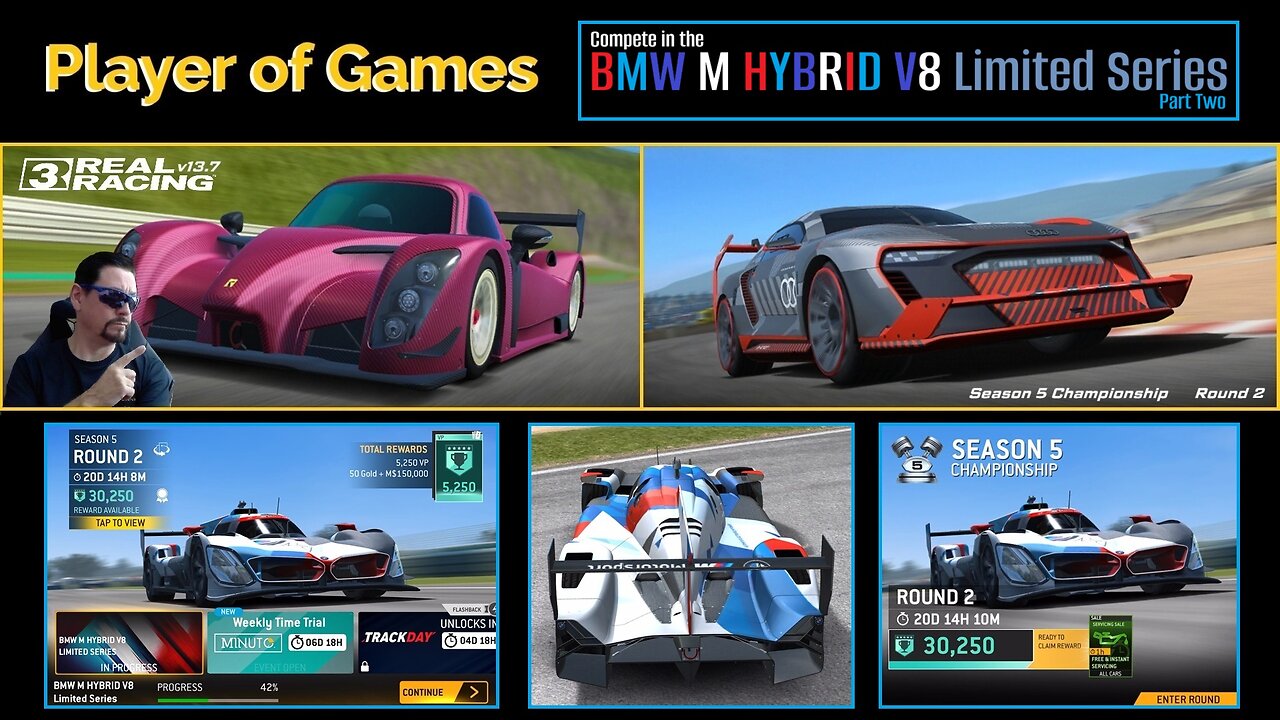 Compete in the BMW M HYBRID V8 Limited Series Part 2 in Real Racing 3 Update 13.7 [Player of Games]