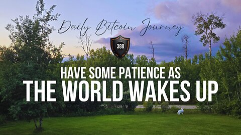 Bitcoiners are on a different frequency