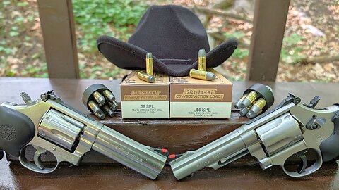 🤠Cowboy Action Loads (For Defense?) Magtech Cowboy Action .38 Special VS .44 Special - Gel Test