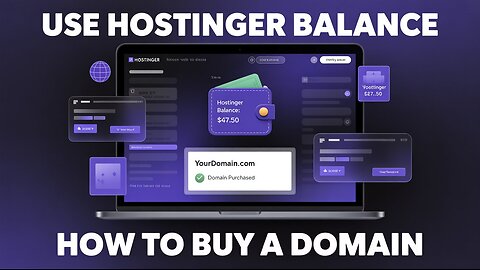 How To Use Hostinger Balance To Purchase A Domain