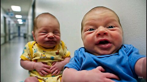 Baby Twins Hospital Vlog | Funny Moments, Food Fails & Cute Adventures