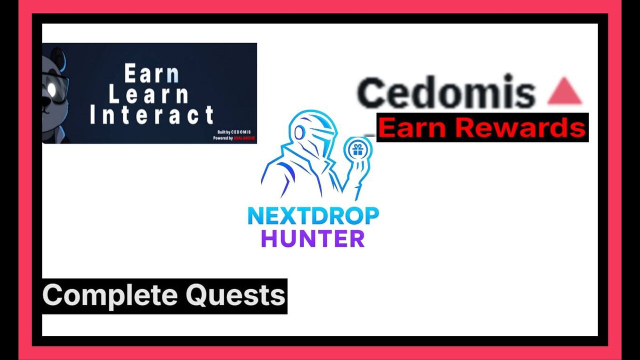 🚀 Cedomis Airdrop | Earn $CEDO $AVAX $USDT | Learn & Earn Quest | Upcoming Crypto Airdrop 2025