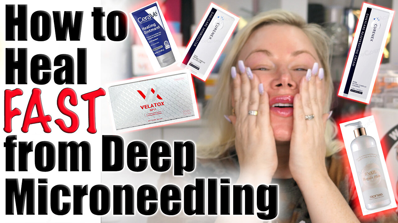 How to Heal Fast from a DEEP Microneedle! Code Jessica10 Saves you money! Wannabe Beauty Guru