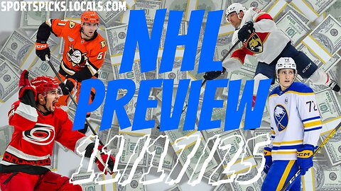 NHL Betting Preview - 11/17/25
