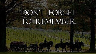 Memorial Day: Don't forget to remember