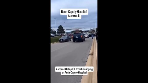 ICE Agents Kicked Out of Rush-Copley Hospital by Citizens and Aurora PD | Aurora, Illinois