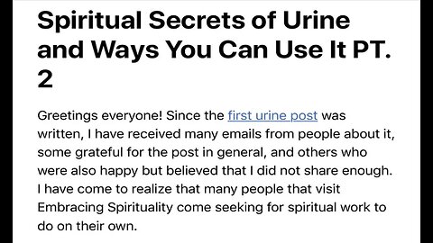 WHY DO FLAT EARTHERS DRINK URINE? IT RAISES THEIR DEMONIC CHRIST CONSCIOUSNESS! (More Knowledge In Description Box)