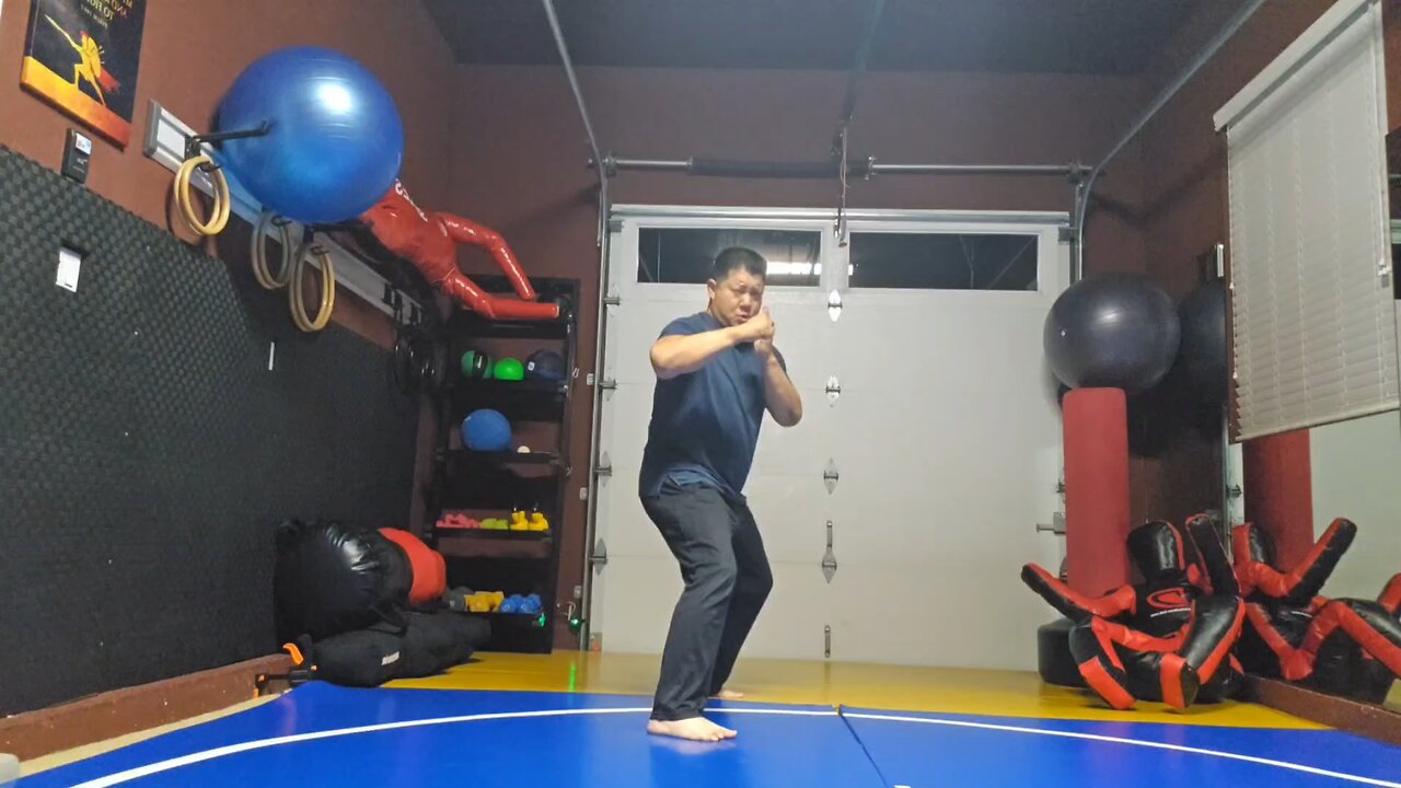 WTD Oblique Kick to Hook Kick sequential